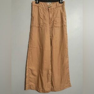 Nicole Miller Peach-Tone Lyocell wide-legged pant